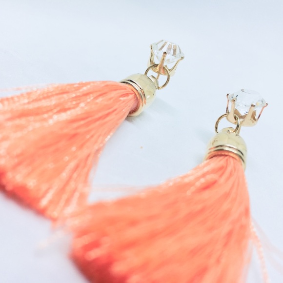 Handmade Tassel Earrings - Picture 2 of 3